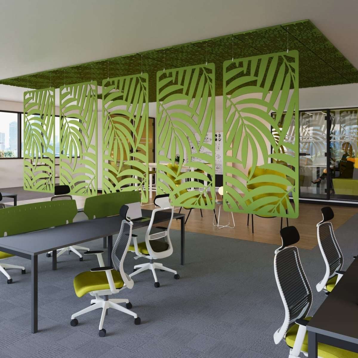 Workspace Dividers Ceiling Hanging 1That’s My Office Furniture, 360 Degree View storage, desk, chair