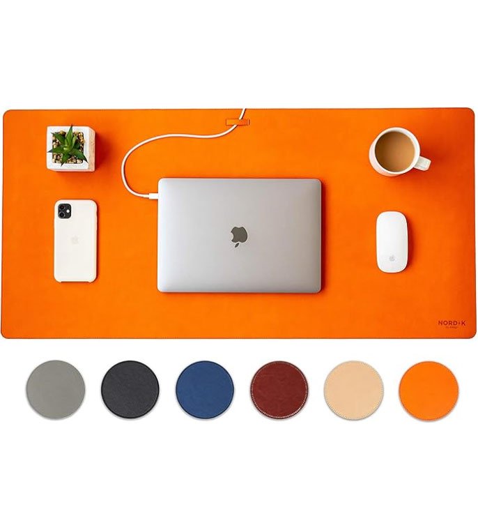 Nordic Design Ornage MatThat’s My Office Furniture, 360 Degree View storage, desk, chair