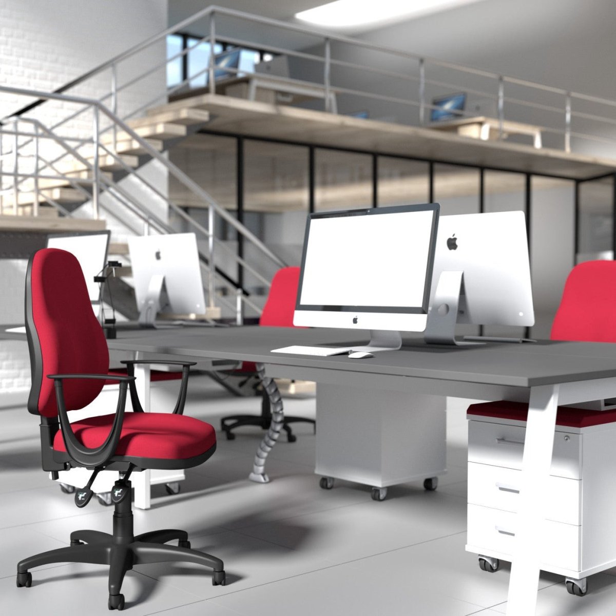 2-3 Day Delivery Kontrax SOT Tambour 69cm High SCSTND2ESD0218/1S 3 Office Furniture and Home Remote Working