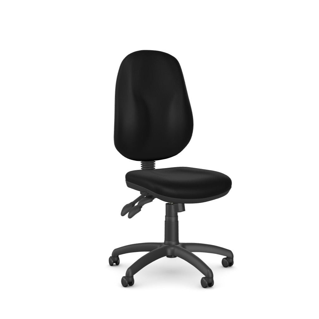 Heavy Duty Office Chair without Arms Deep foam seat O.B Series Choose your colour
