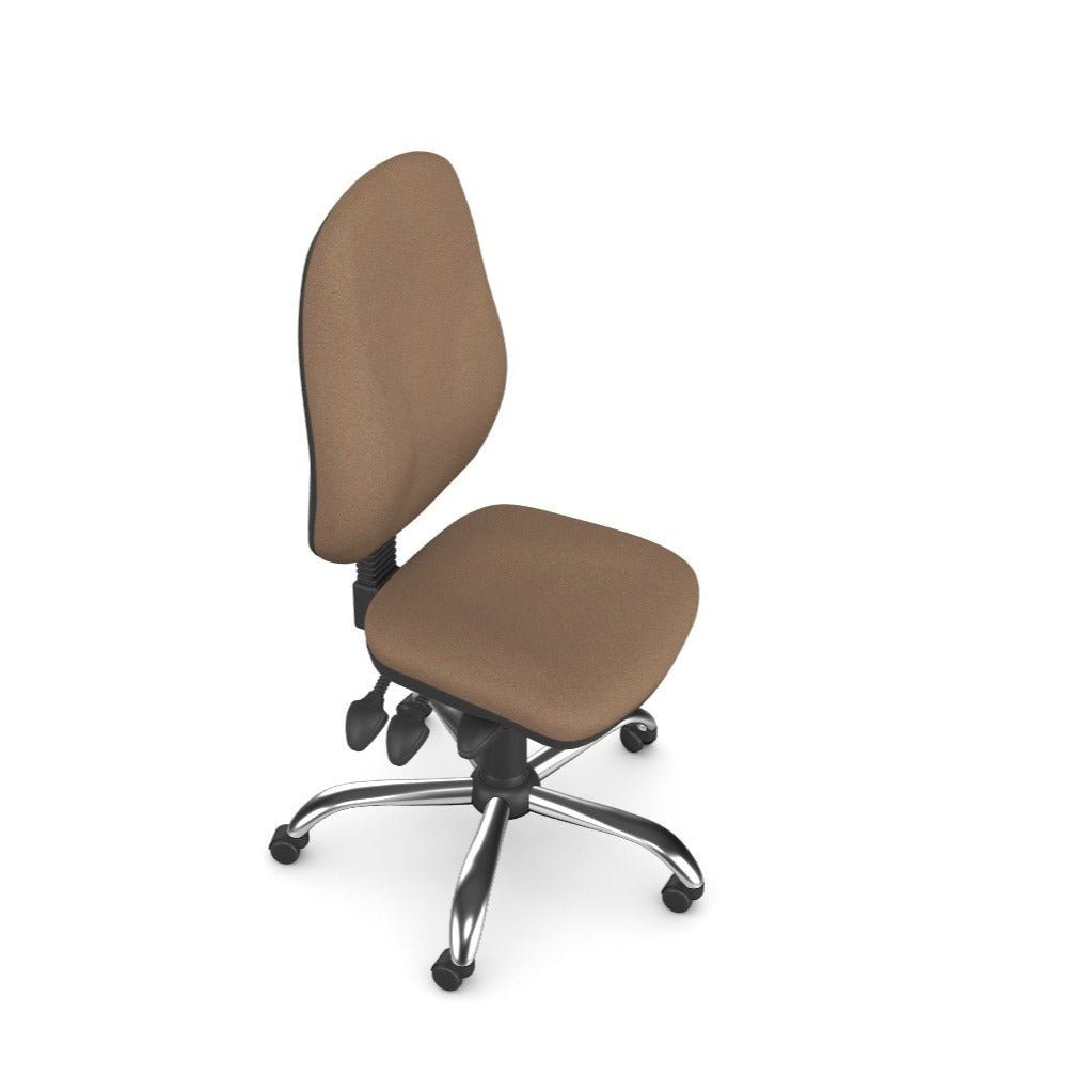 Heavy Duty Office Chair without Arms Deep foam seat O.B Series Choose your colour