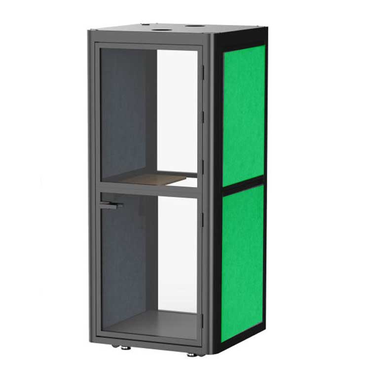 Privacy Office Phone Booth TMOEPD101 greenThat’s My Office Furniture, 360 Degree View storage, desk, chair