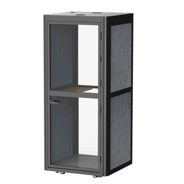 Privacy Office Phone Booth TMOEPD101 greyThat’s My Office Furniture, 360 Degree View storage, desk, chair
