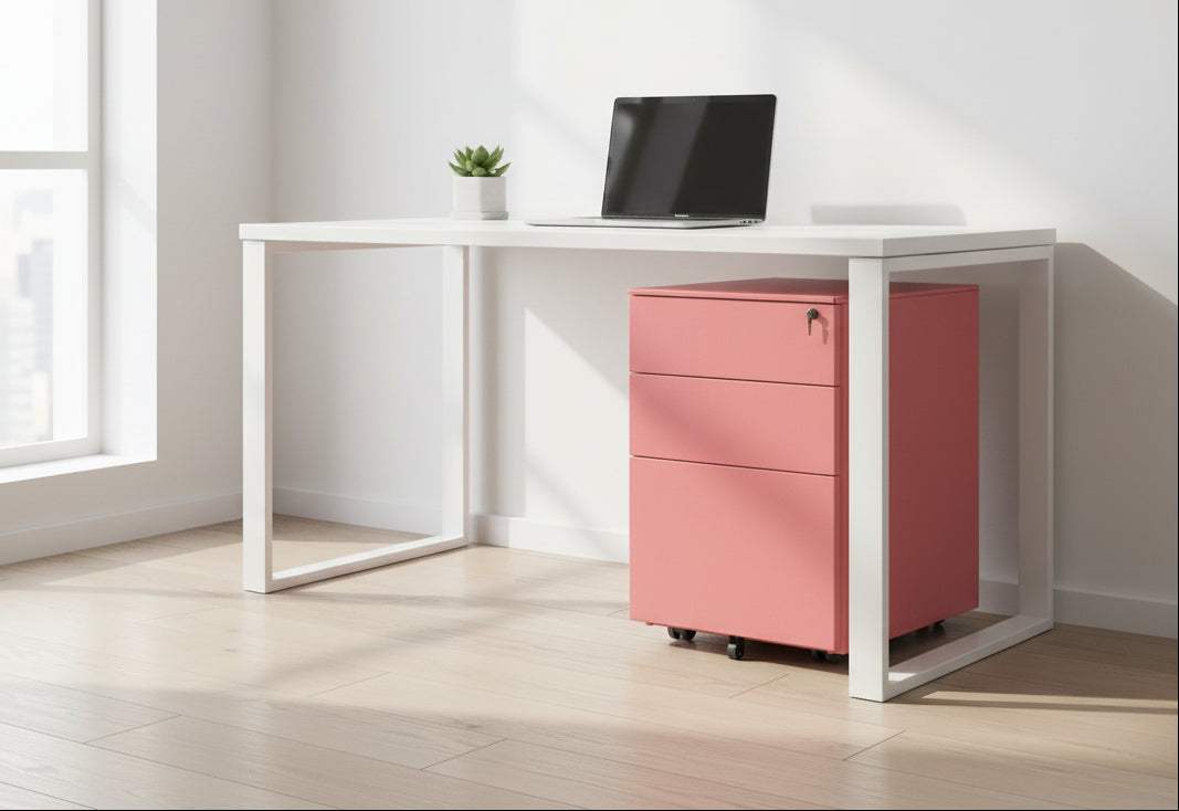 Under Desk Pedestal Storage  3 Drawer H 66cm W 42cm  PDUD50SD
