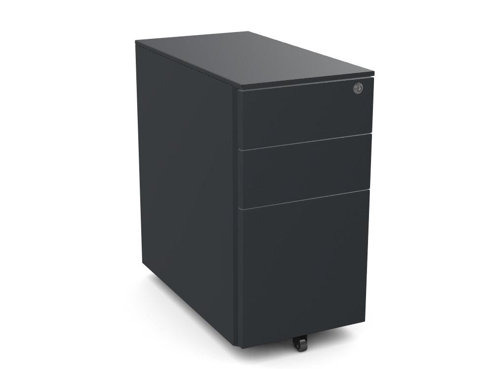 Silverline Under Desk Pedestal - SKU: PDBP50SD53SDBlack