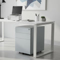 fast delivery under desk pedestal 3 drawer silverThat’s My Office Furniture, 360 Degree View storage, desk, chair