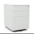 fast delivery under desk pedestal 3 drawer white wide