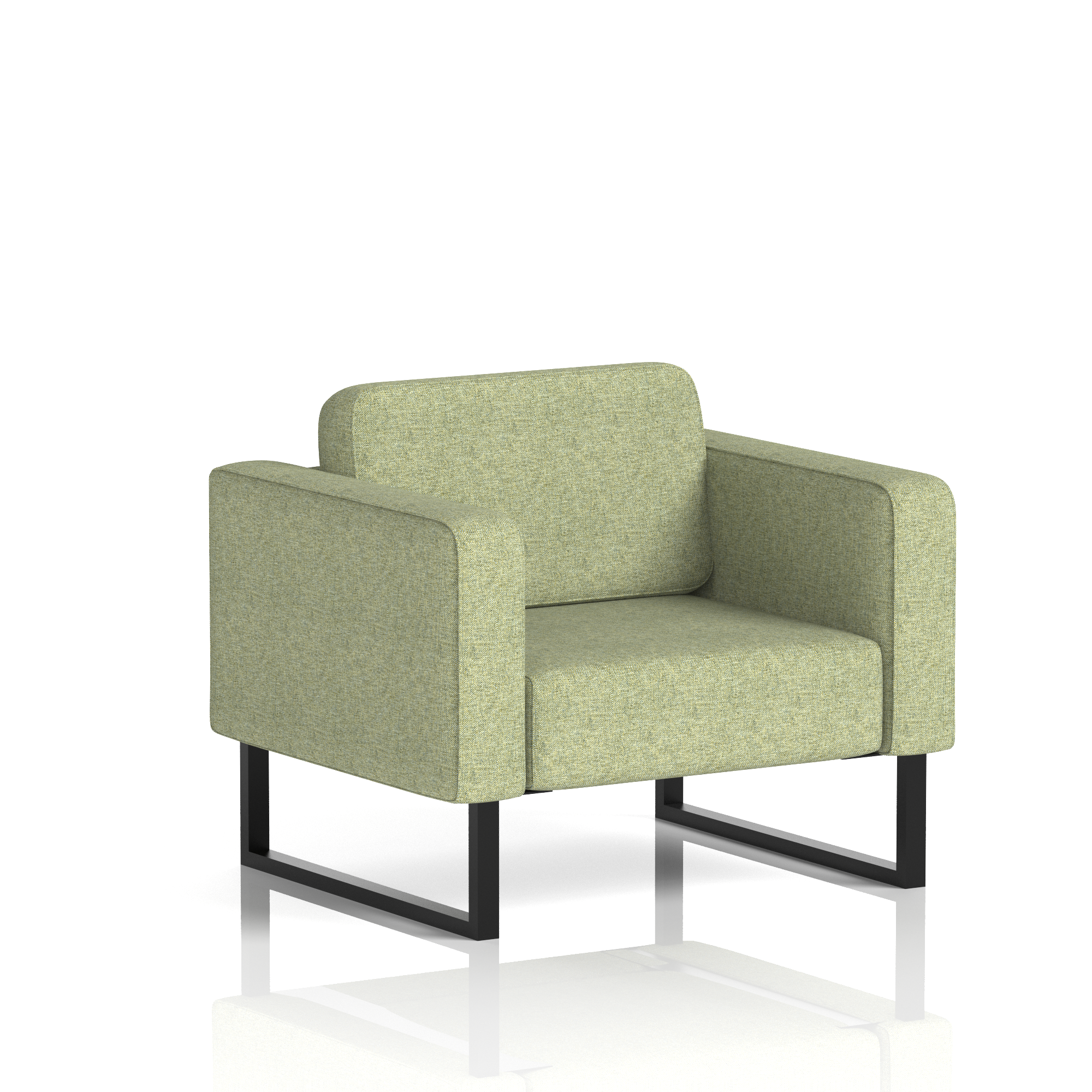 Brixworth Armchair Burnish Band 1 - Rivet BlackThat’s My Office Furniture, 360 Degree View storage, desk, chair