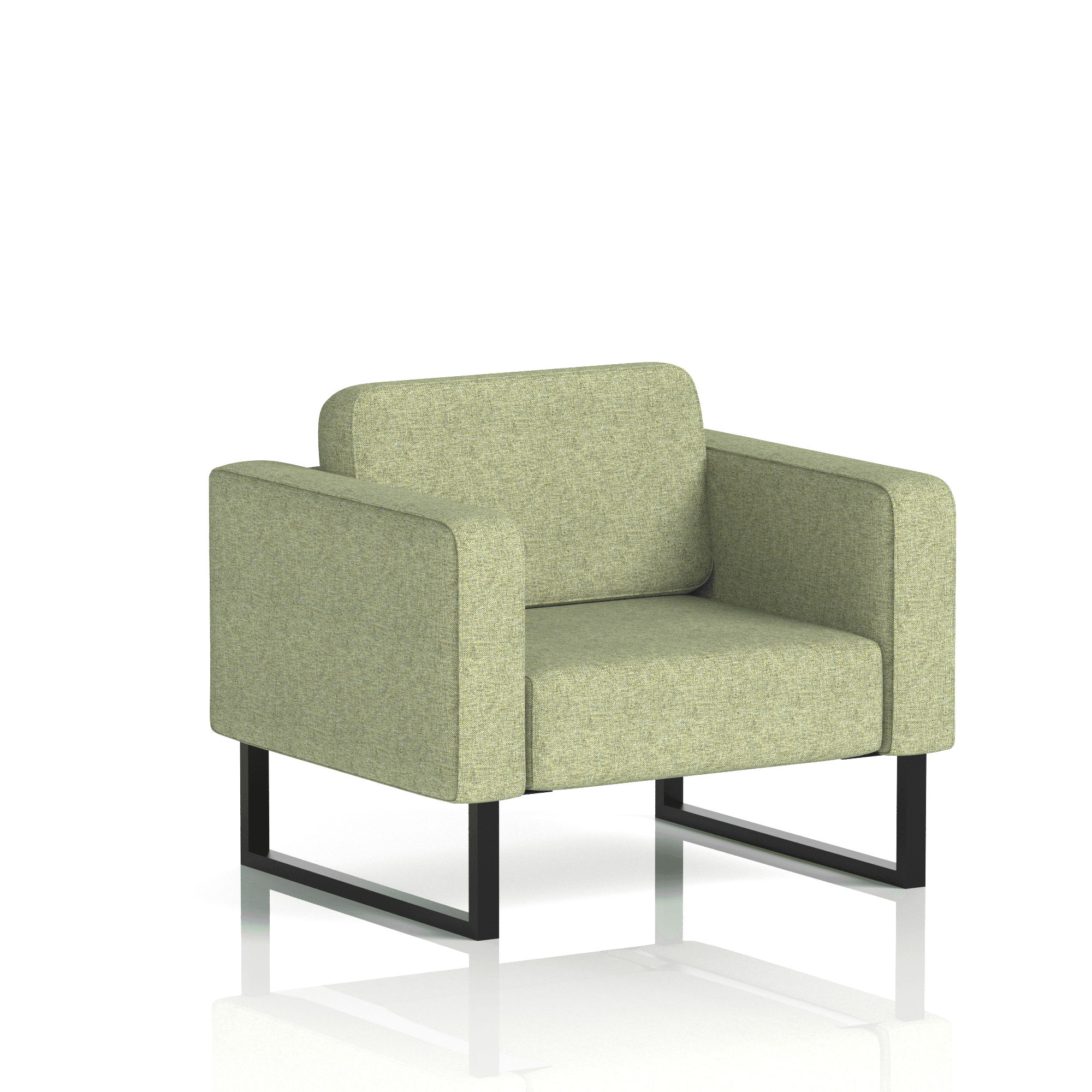 Brixworth Armchair Burnish Band 1 - Rivet BlackThat’s My Office Furniture, 360 Degree View storage, desk, chair