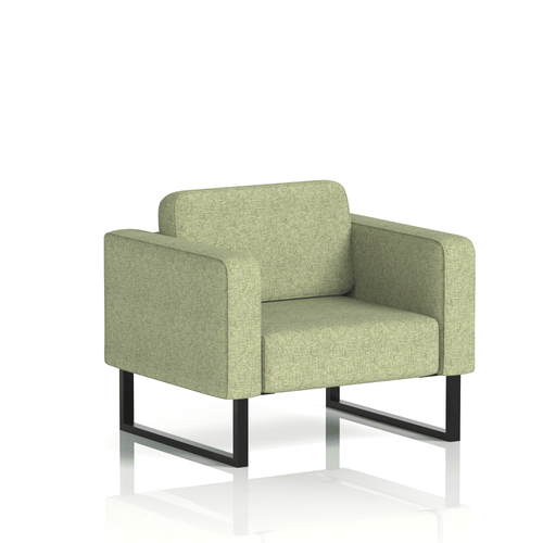 Brixworth Armchair Burnish Band 1 - Rivet BlackThat’s My Office Furniture, 360 Degree View storage, desk, chair