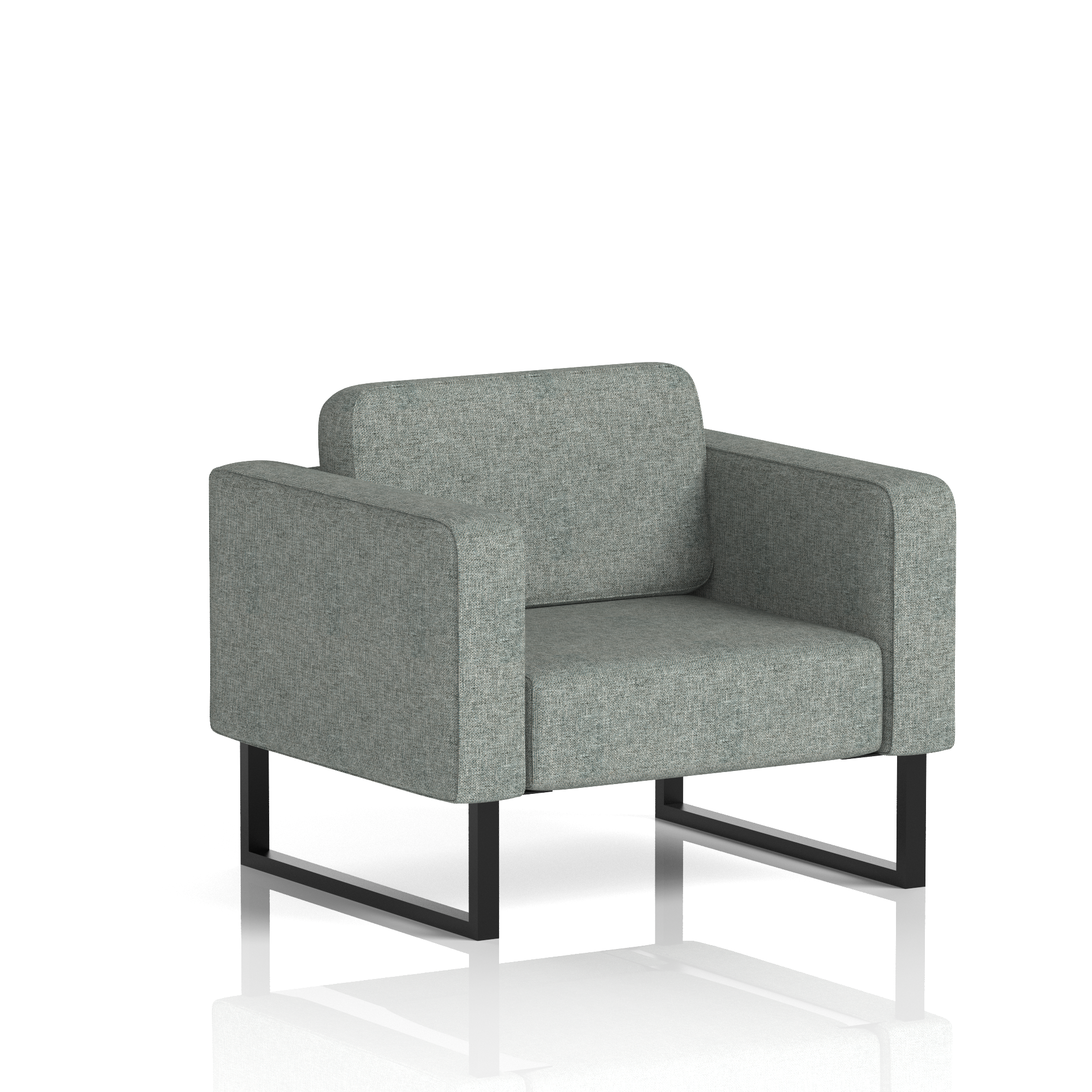 Brixworth Armchair Prime Band 1 - Rivet BlackThat’s My Office Furniture, 360 Degree View storage, desk, chair