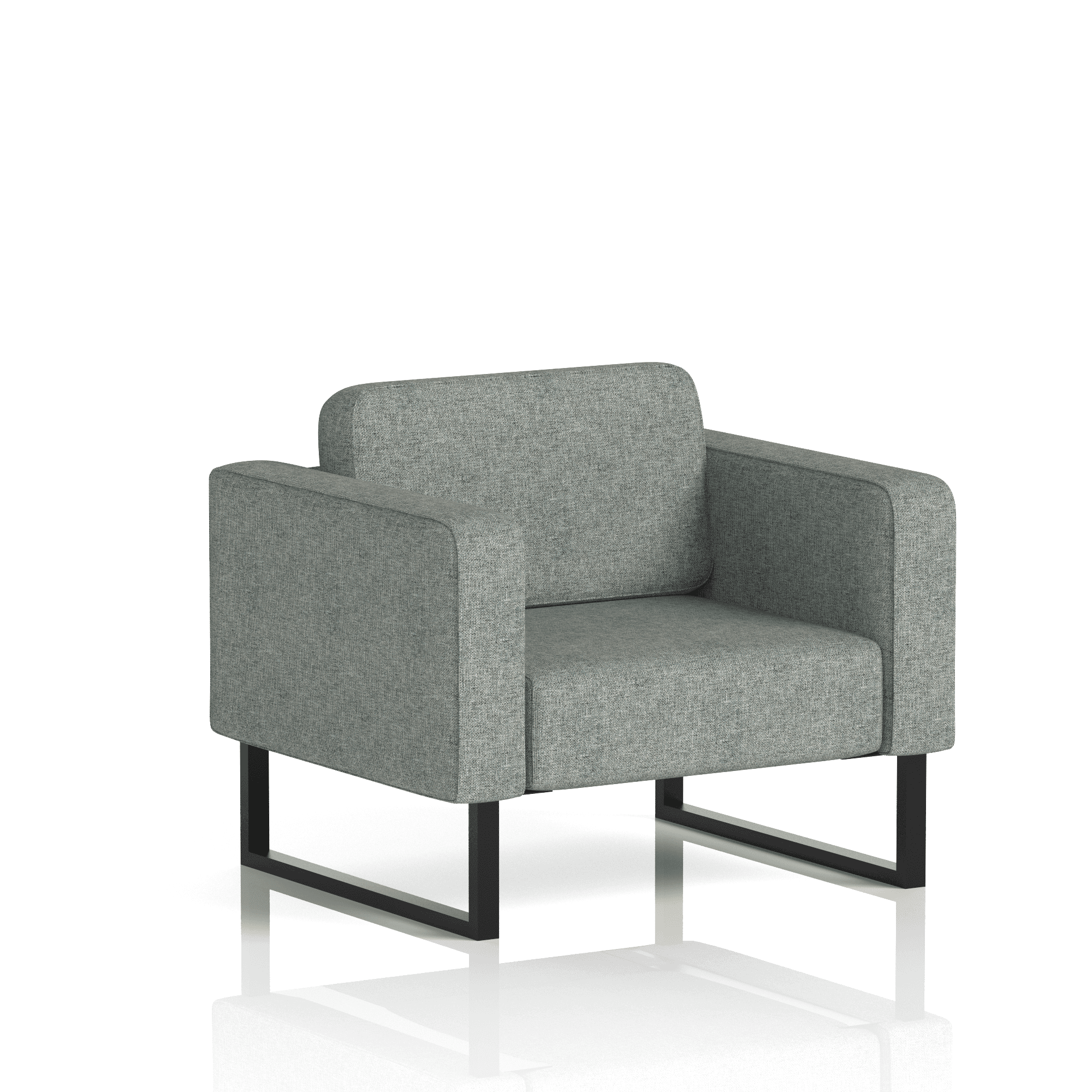 Brixworth Armchair Prime Band 1 - Rivet BlackThat’s My Office Furniture, 360 Degree View storage, desk, chair