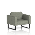 Brixworth Armchair Vitreous Band 1 - Rivet BlackThat’s My Office Furniture, 360 Degree View storage, desk, chair