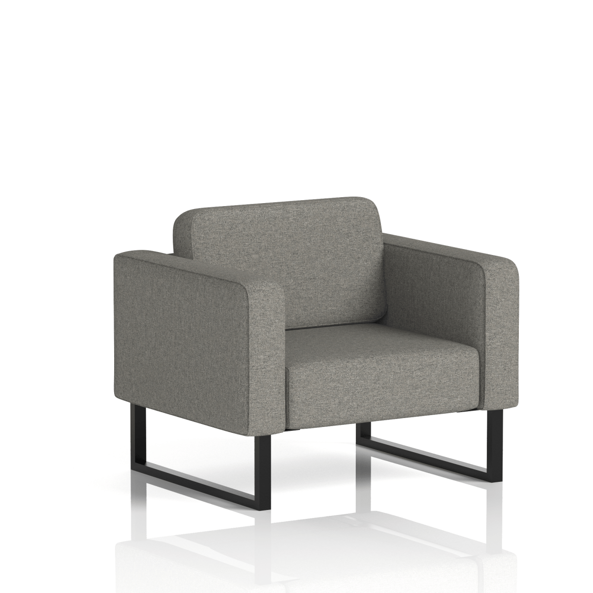 Brixworth Armchair Number Band 2 - X2 BlackThat’s My Office Furniture, 360 Degree View storage, desk, chair