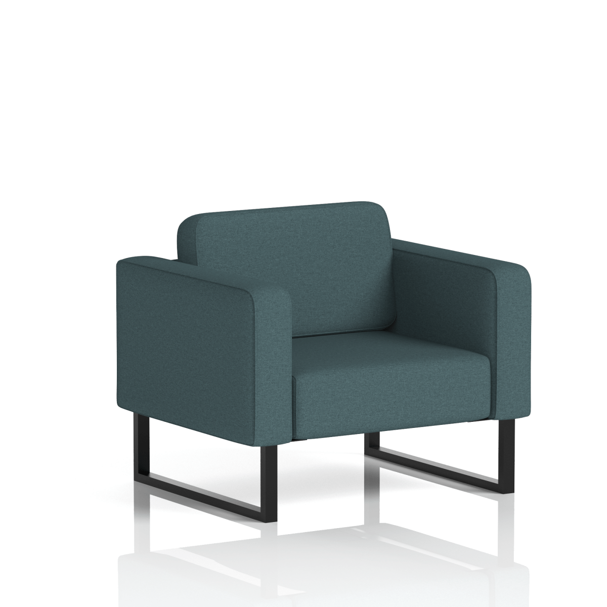 Brixworth Armchair Polygon Band 2 - X2 BlackThat’s My Office Furniture, 360 Degree View storage, desk, chair