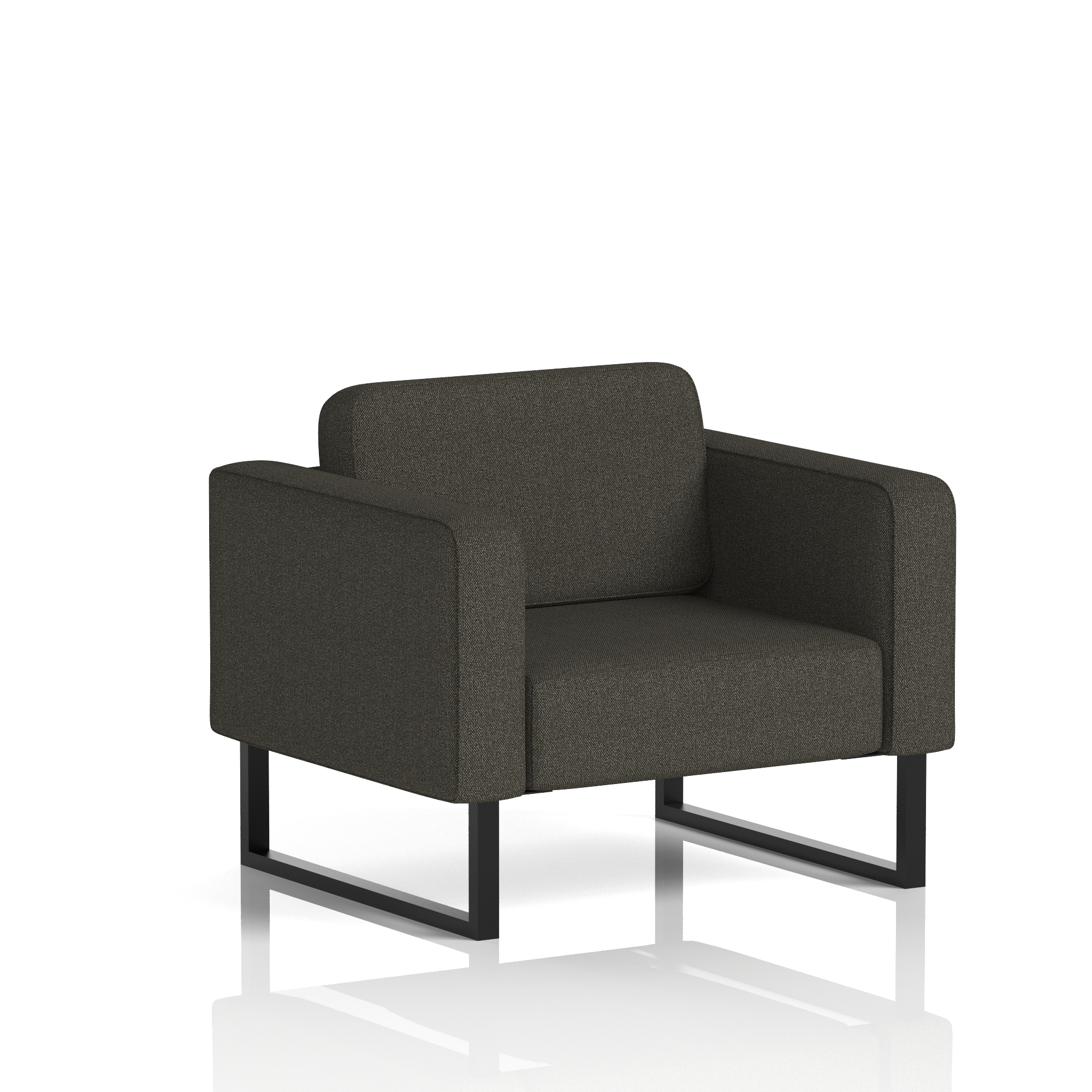 Brixworth Armchair Temple Band 3 - Main Line Flax Black