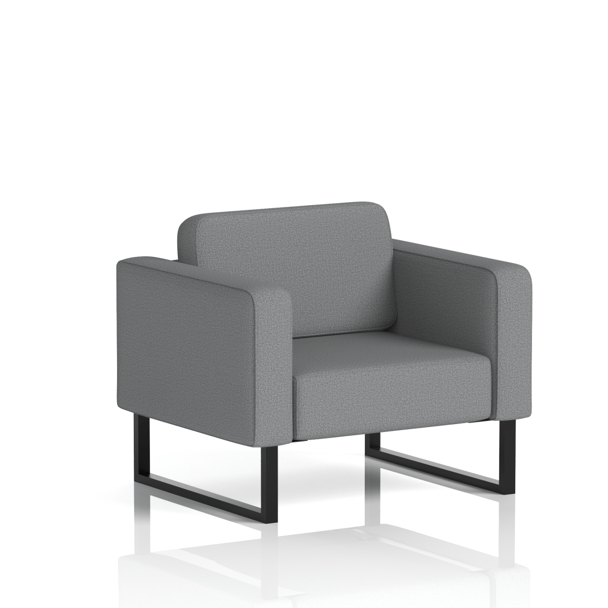 Brixworth Armchair Partner Band 4 - Synergy BlackThat’s My Office Furniture, 360 Degree View storage, desk, chair