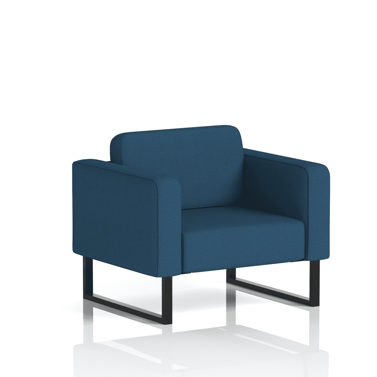 Brixworth Armchair Uto Band 5 - Sumi BlackThat’s My Office Furniture, 360 Degree View storage, desk, chair