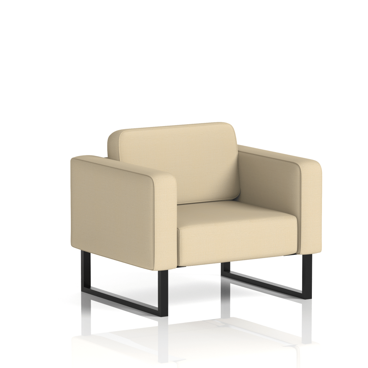 Brixworth Armchair Zen Band 5 - Sumi BlackThat’s My Office Furniture, 360 Degree View storage, desk, chair