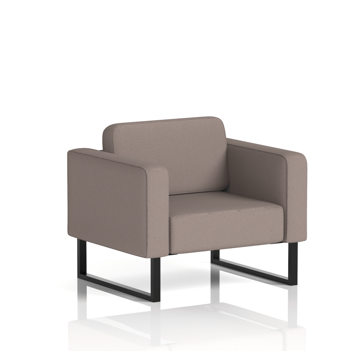 Brixworth Armchair Settle Band 6 - Yoredale BlackThat’s My Office Furniture, 360 Degree View storage, desk, chair