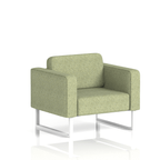 Brixworth Armchair Burnish Band 1 - Rivet WhiteThat’s My Office Furniture, 360 Degree View storage, desk, chair