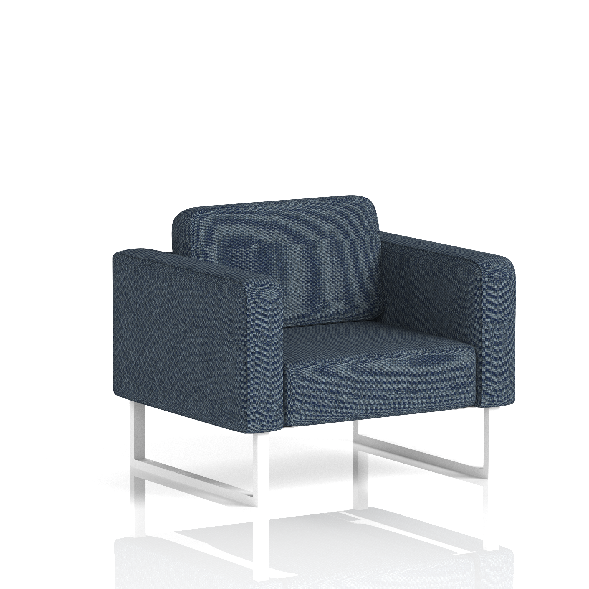 Brixworth Armchair Crucible Band 1 - Rivet WhiteThat’s My Office Furniture, 360 Degree View storage, desk, chair