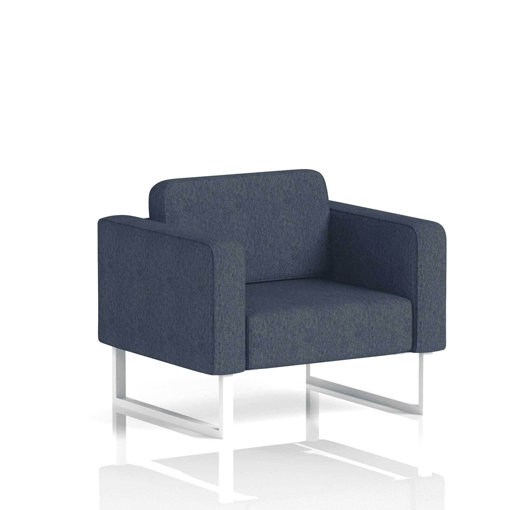 Brixworth Armchair Crucible Band 1 - Rivet WhiteThat’s My Office Furniture, 360 Degree View storage, desk, chair