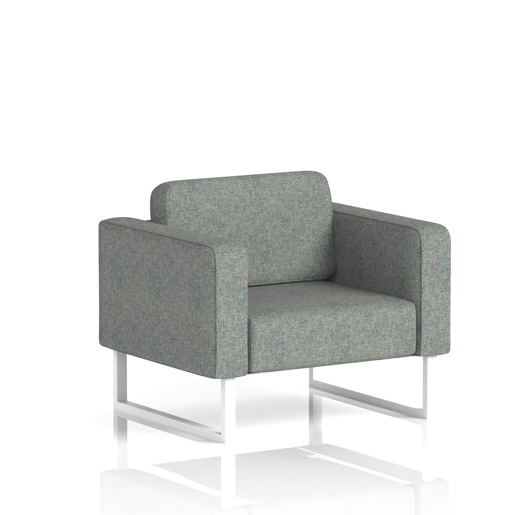 Brixworth Armchair Prime Band 1 - Rivet WhiteThat’s My Office Furniture, 360 Degree View storage, desk, chair