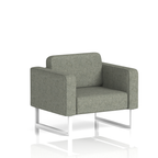 Brixworth Armchair Vitreous Band 1 - Rivet WhiteThat’s My Office Furniture, 360 Degree View storage, desk, chair