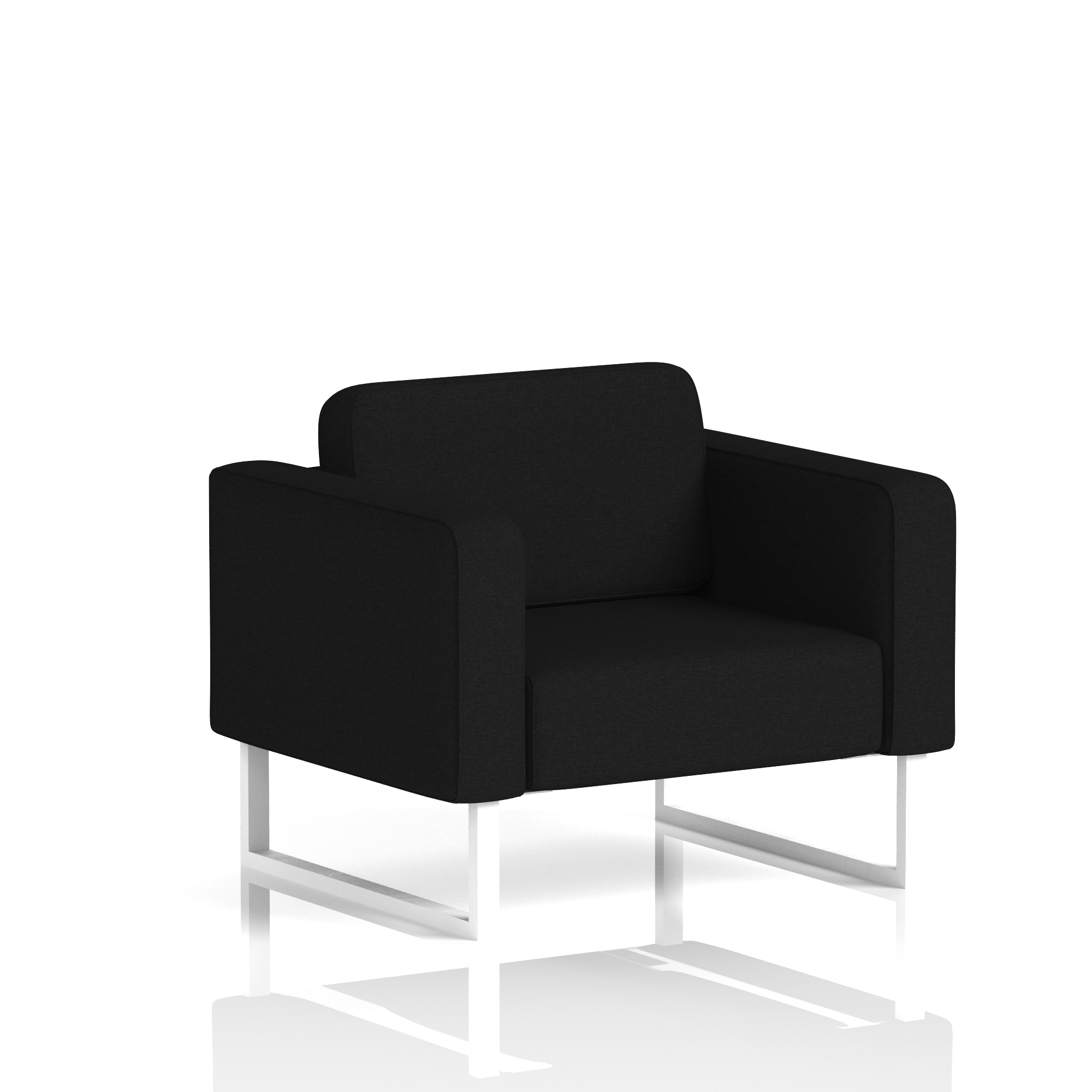 Brixworth Armchair Diameter Band 2 - X2 WhiteThat’s My Office Furniture, 360 Degree View storage, desk, chair