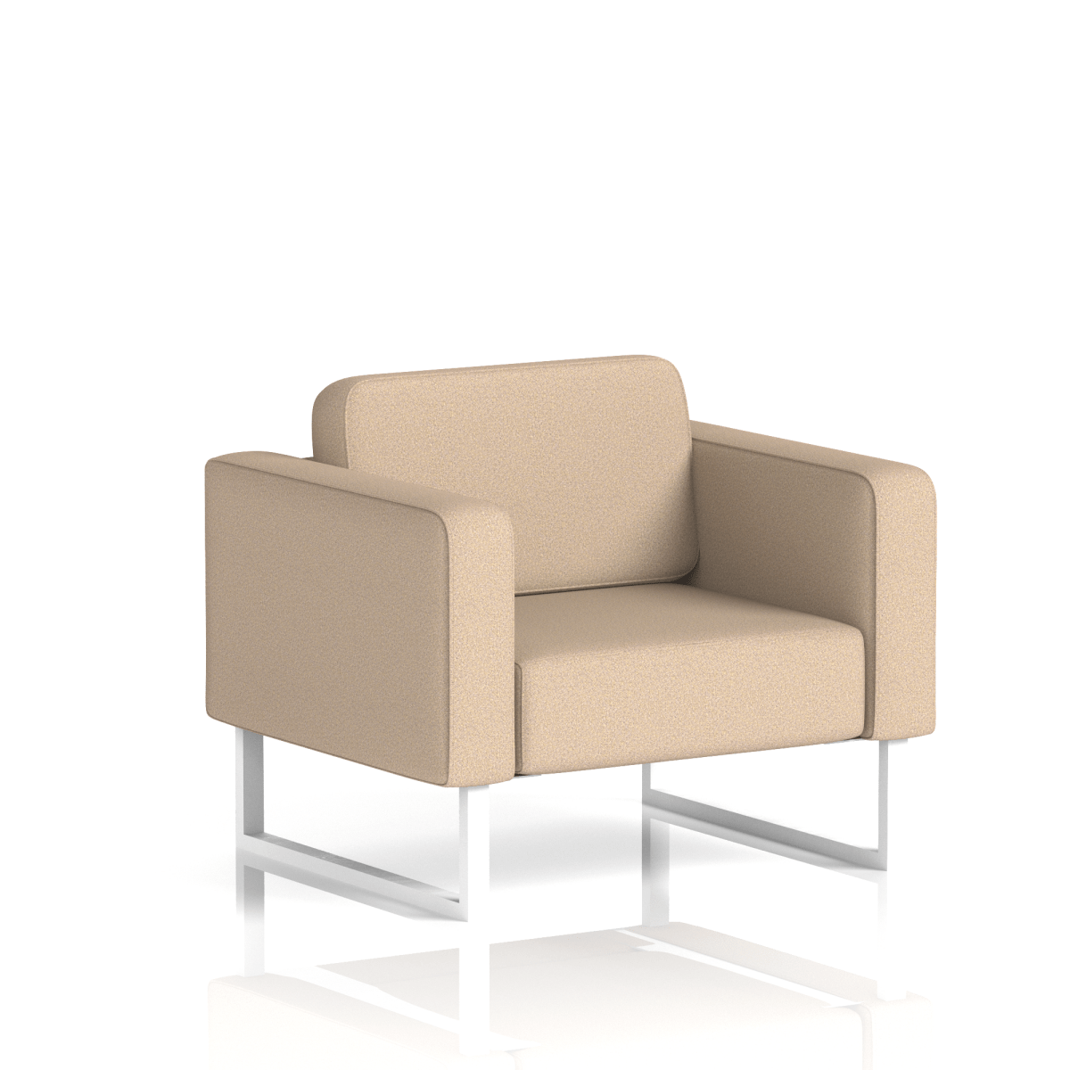 Brixworth Armchair Affix Band 4 - Synergy WhiteThat’s My Office Furniture, 360 Degree View storage, desk, chair