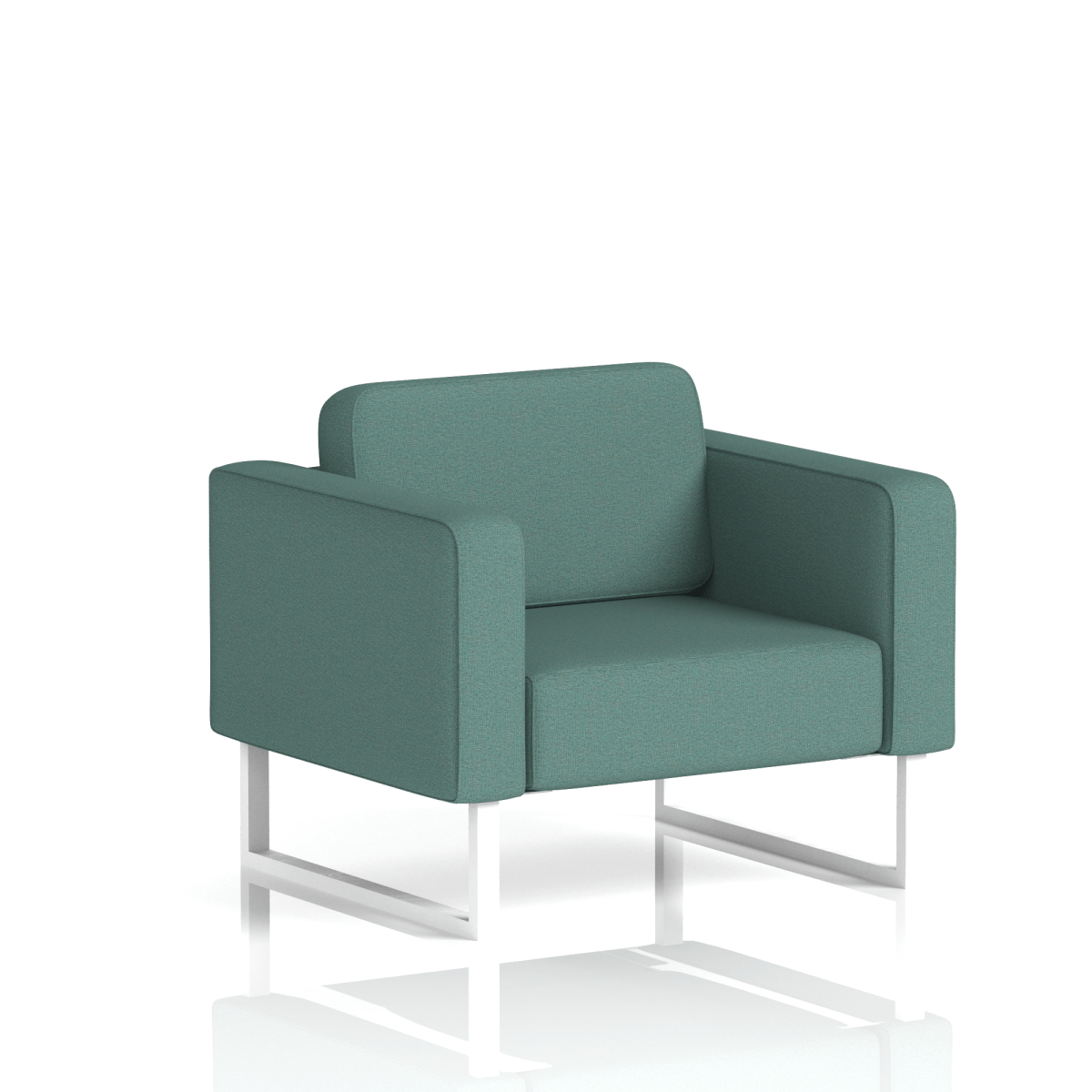 Brixworth Armchair Handa Band 5 - Sumi WhiteThat’s My Office Furniture, 360 Degree View storage, desk, chair
