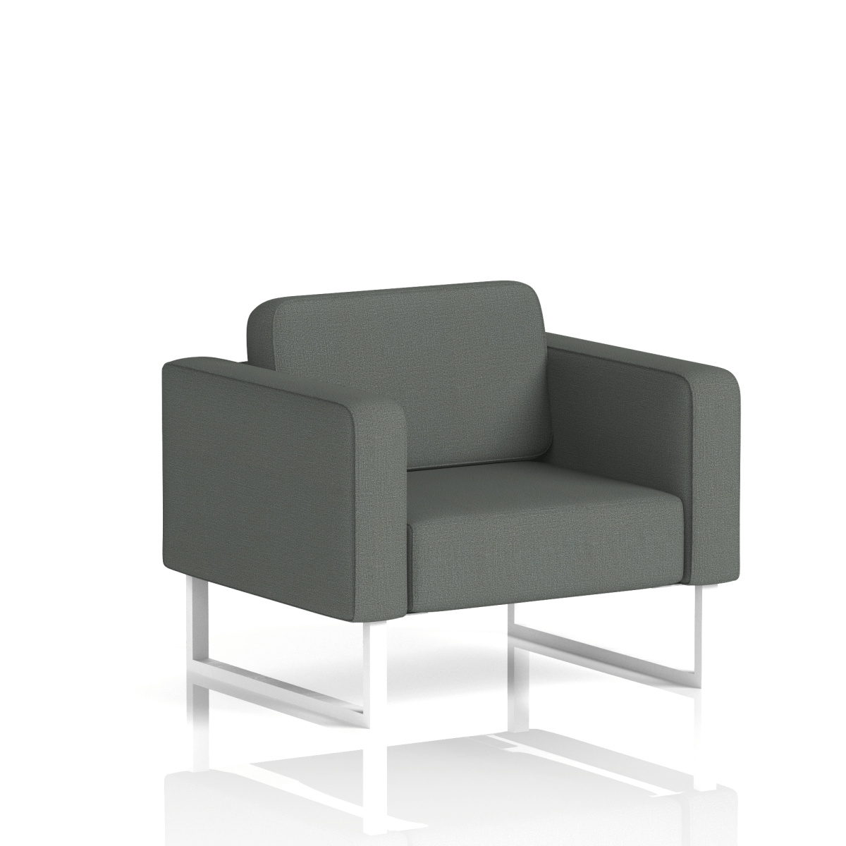 Brixworth Armchair Kobe Band 5 - Sumi WhiteThat’s My Office Furniture, 360 Degree View storage, desk, chair