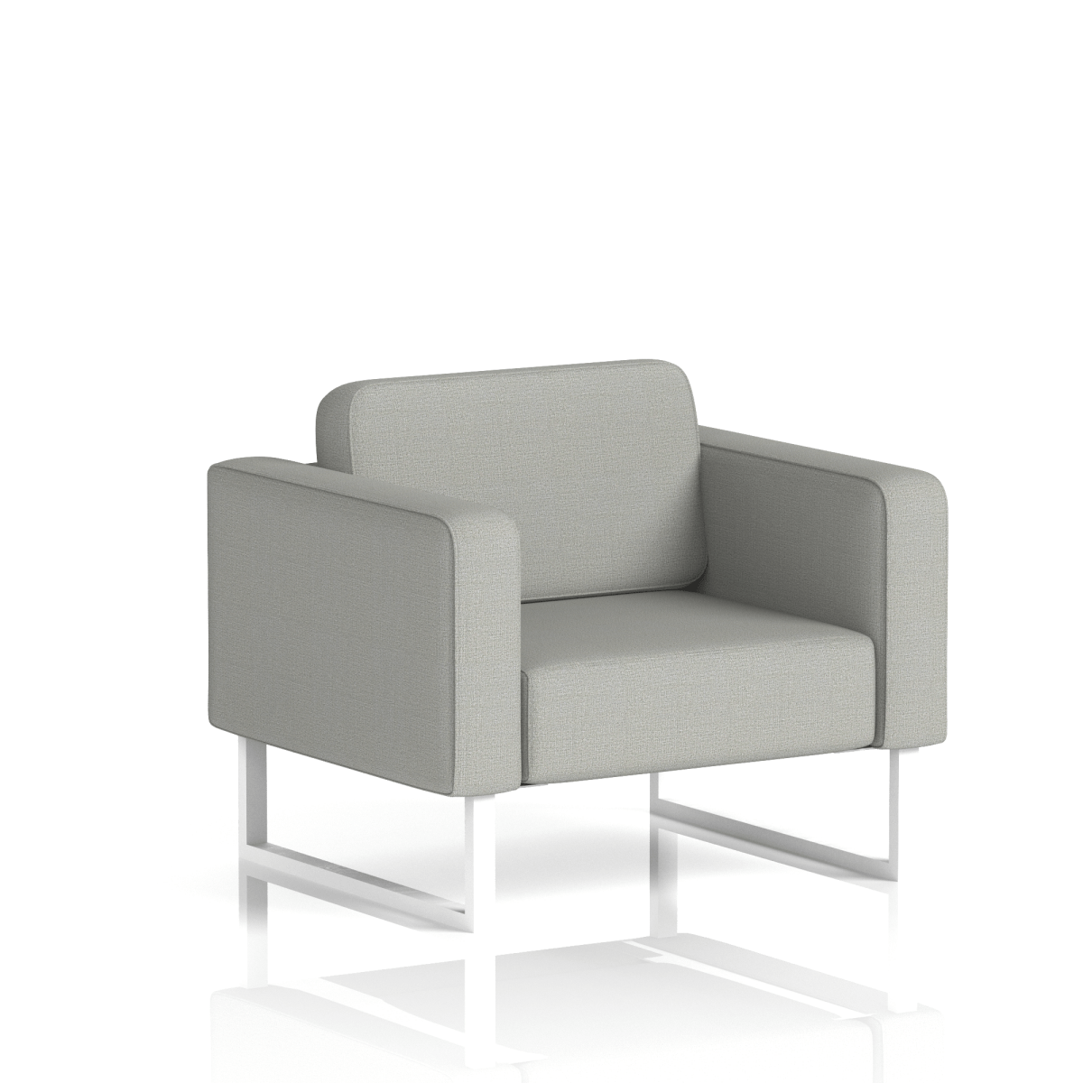 Brixworth Armchair Tokyo Band 5 - Sumi WhiteThat’s My Office Furniture, 360 Degree View storage, desk, chair