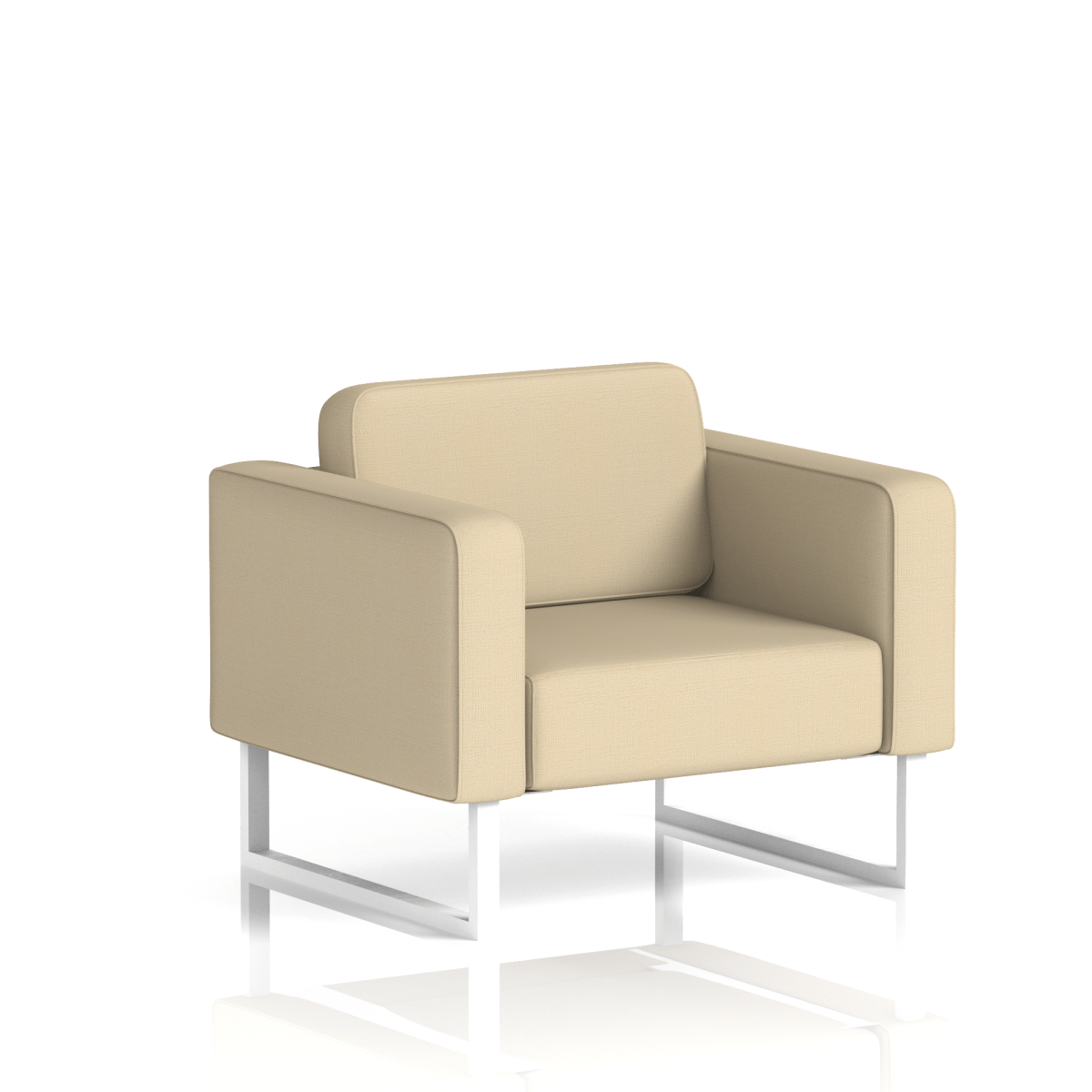 Brixworth Armchair Zen Band 5 - Sumi WhiteThat’s My Office Furniture, 360 Degree View storage, desk, chair