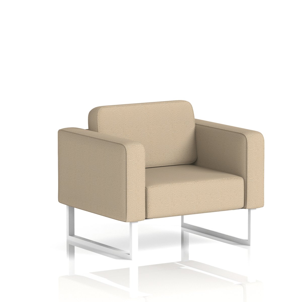 Brixworth Armchair Gordale Band 6 - Yoredale WhiteThat’s My Office Furniture, 360 Degree View storage, desk, chair