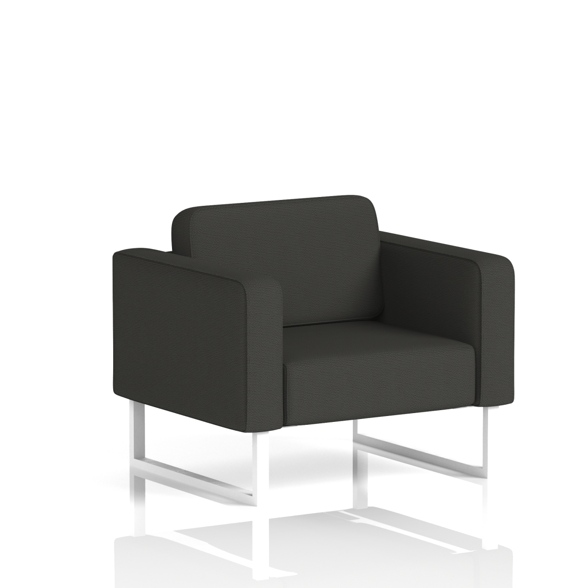 Brixworth Armchair Leyburn Band 6 - Yoredale WhiteThat’s My Office Furniture, 360 Degree View storage, desk, chair