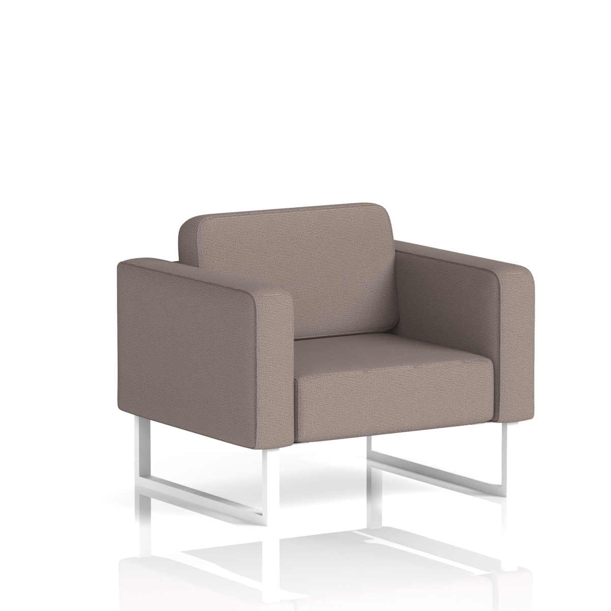Brixworth Armchair Settle Band 6 - Yoredale WhiteThat’s My Office Furniture, 360 Degree View storage, desk, chair