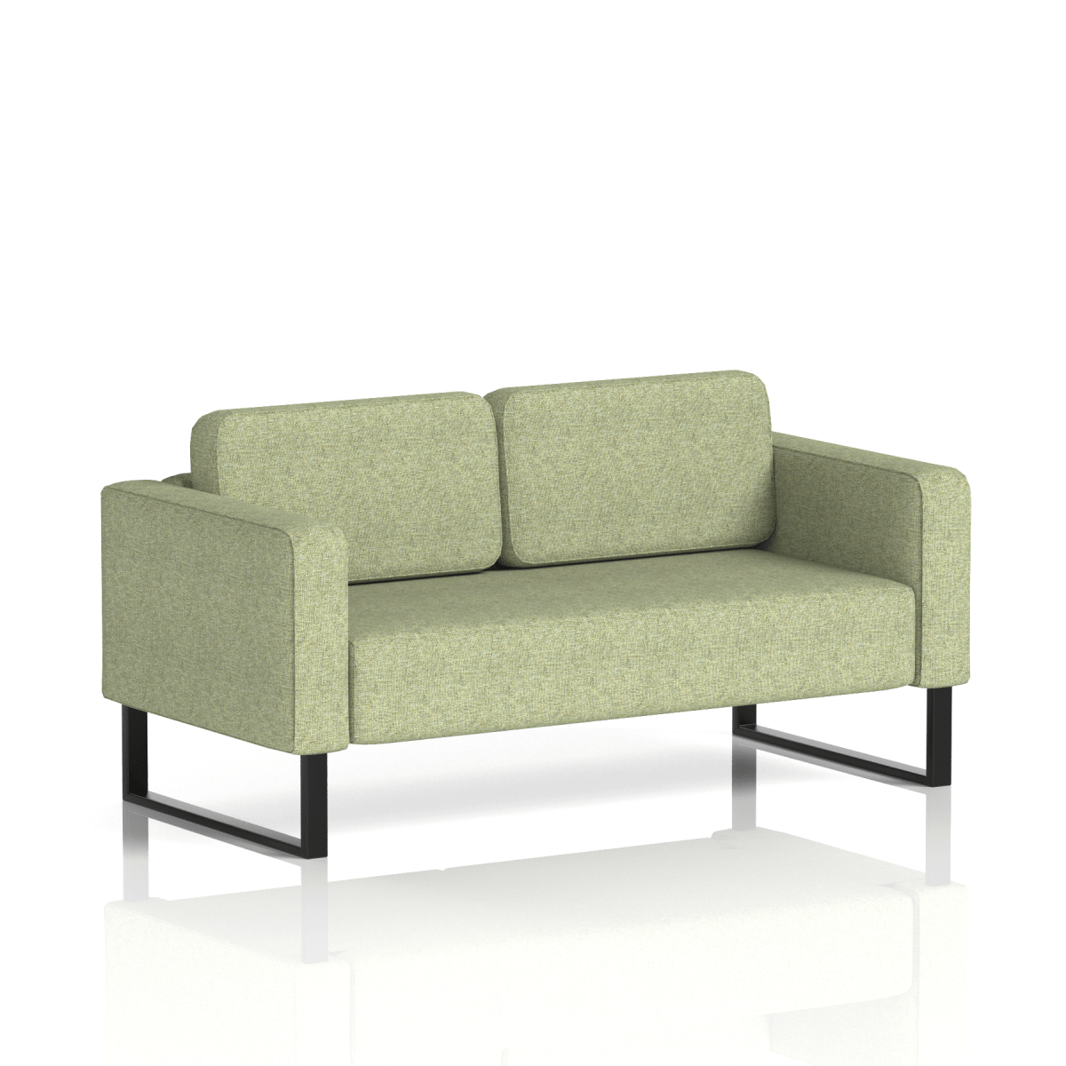 Brixworth Sofa 2 Seater Burnish Band 1 - Rivet Black