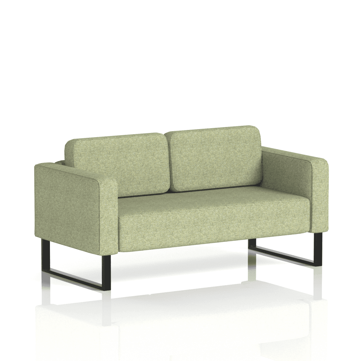 Brixworth Sofa 2 Seater Burnish Band 1 - Rivet Black