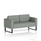 Brixworth Sofa 2 Seater Vitreous Band 1 - Rivet Black