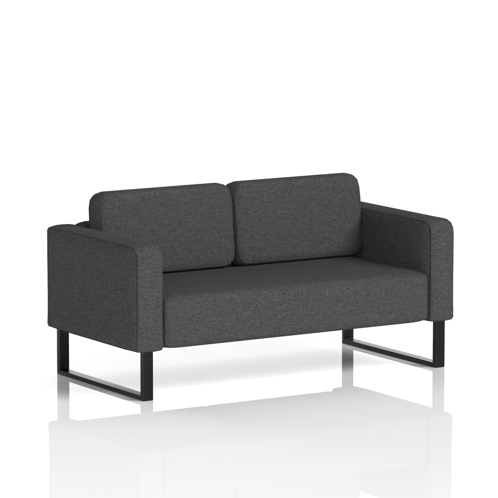 Brixworth Sofa 2 Seater Calculus Band 2 - X2 BlackThat’s My Office Furniture, 360 Degree View storage, desk, chair