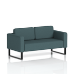Brixworth Sofa 2 Seater Theory Band 2 - X2 BlackThat’s My Office Furniture, 360 Degree View storage, desk, chair
