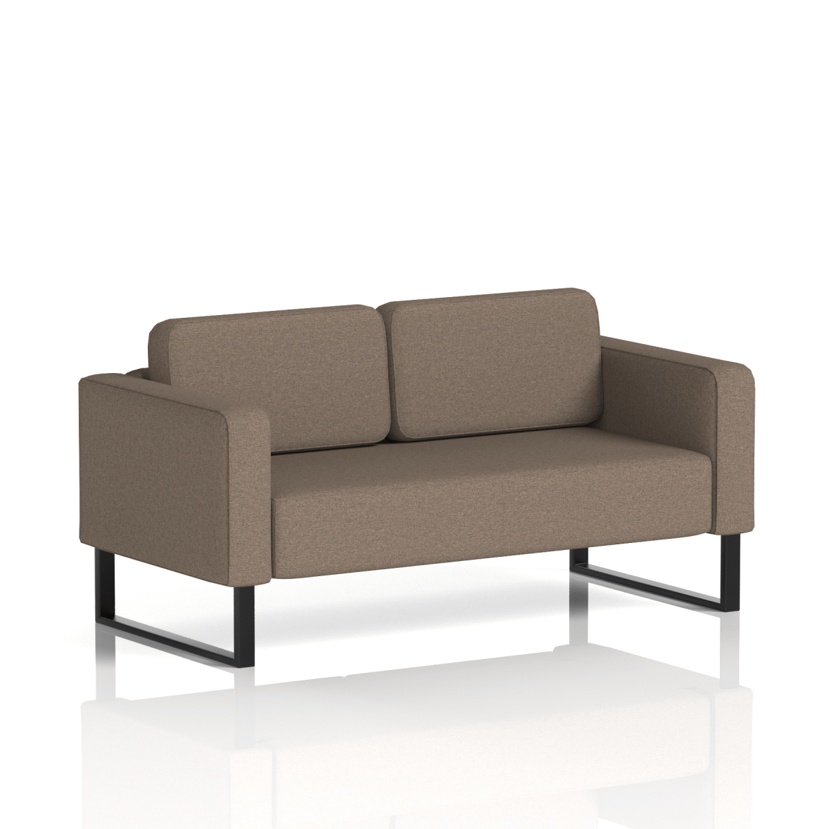 Brixworth Sofa 2 Seater Bank Band 3 - Main Line Flax Black