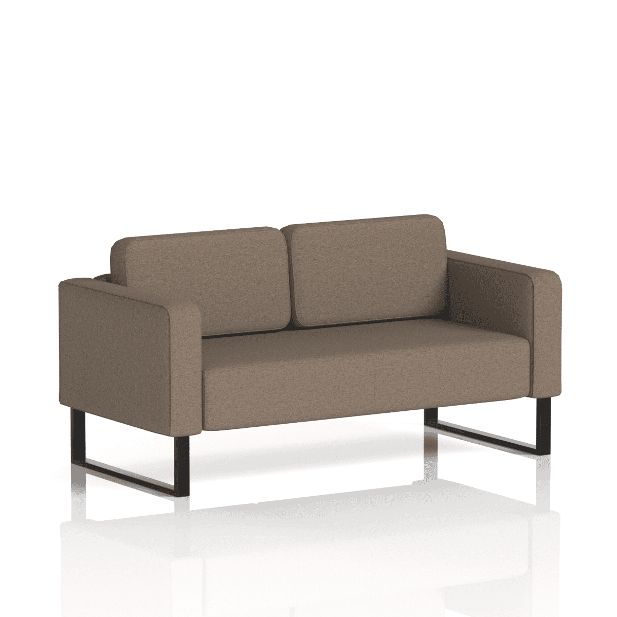 Brixworth Sofa 2 Seater Bank Band 3 - Main Line Flax Black