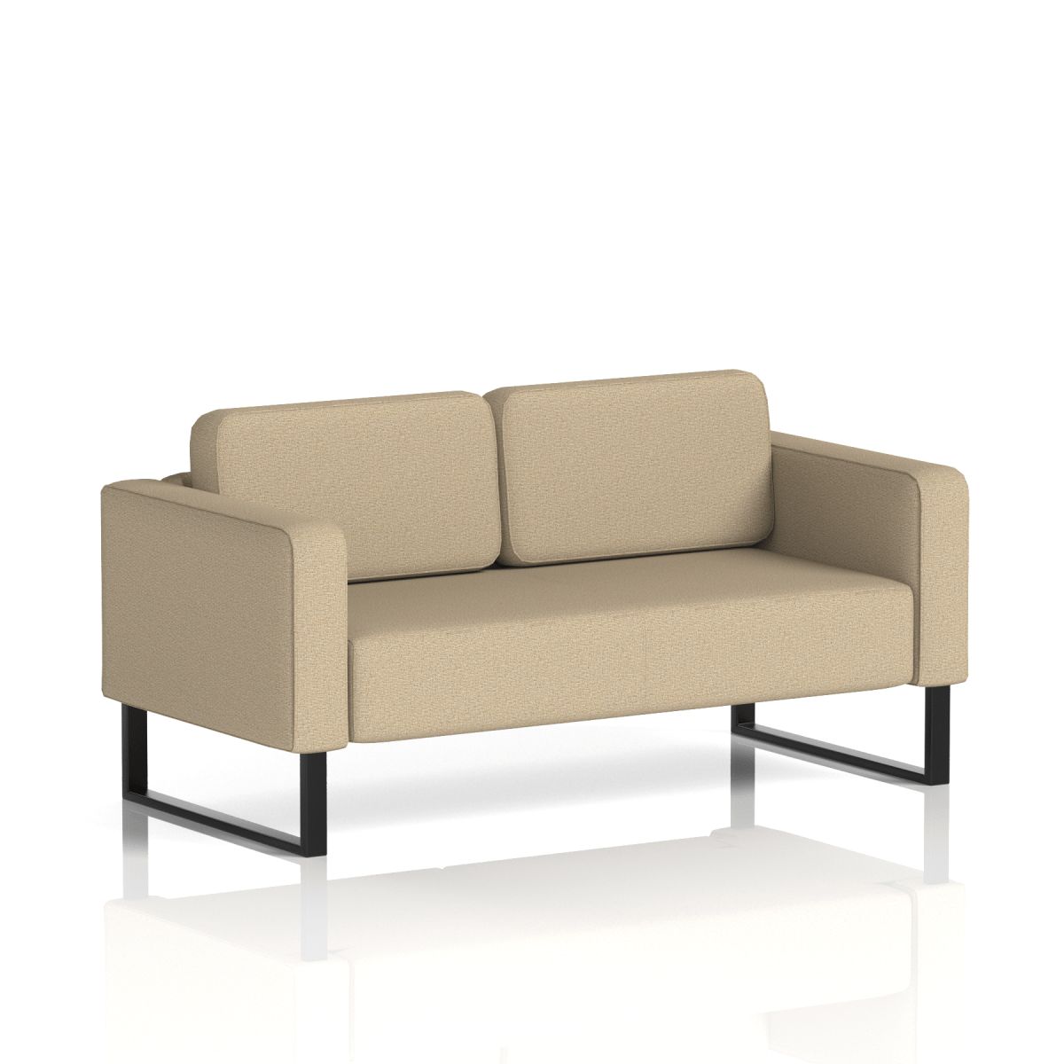Brixworth Sofa 2 Seater Westminster Band 3 - Main Line Flax Black