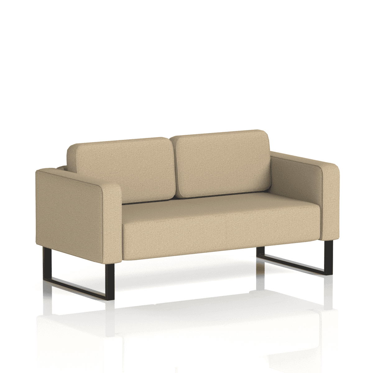 Brixworth Sofa 2 Seater Westminster Band 3 - Main Line Flax Black