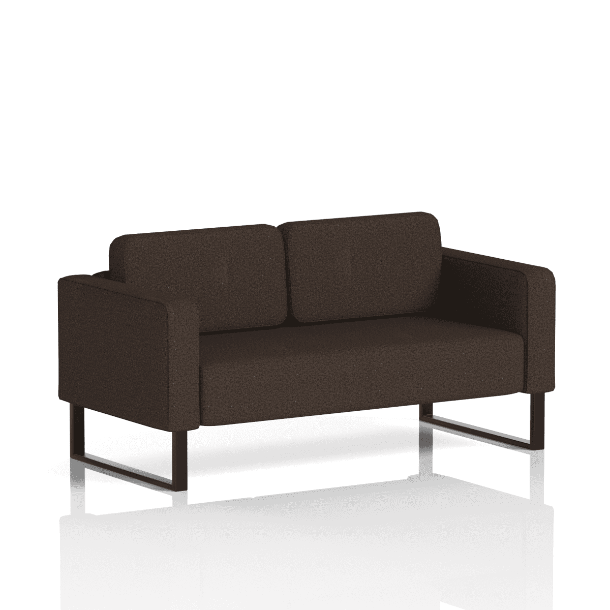 Brixworth Sofa 2 Seater Handa Band 5 - Sumi BlackThat’s My Office Furniture, 360 Degree View storage, desk, chair