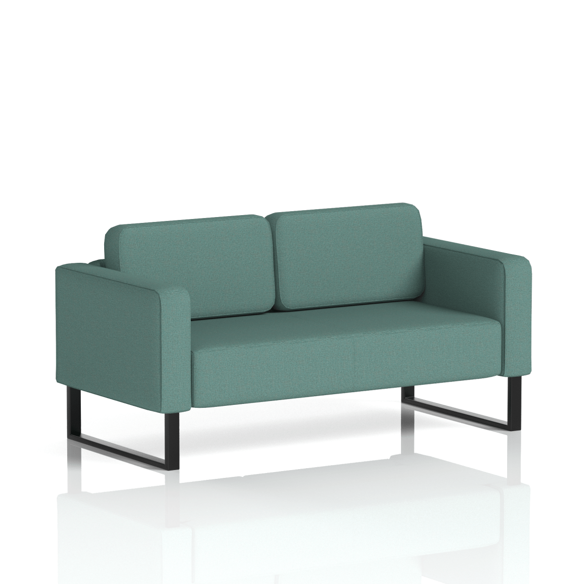 Brixworth Sofa 2 Seater Kobe Band 5 - Sumi BlackThat’s My Office Furniture, 360 Degree View storage, desk, chair