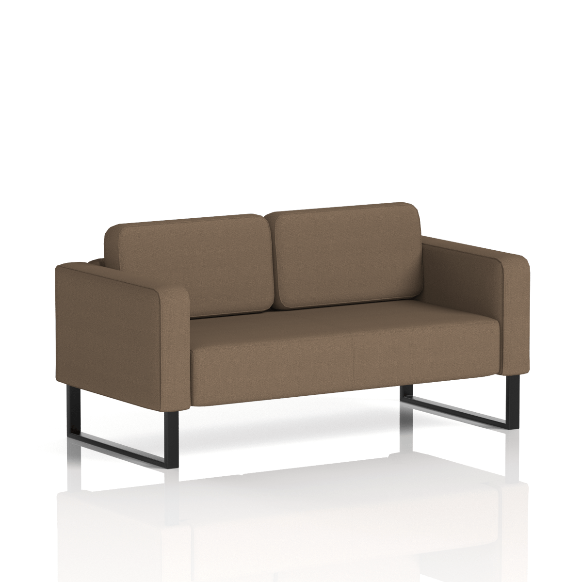 Brixworth Sofa 2 Seater Tokyo Band 5 - Sumi BlackThat’s My Office Furniture, 360 Degree View storage, desk, chair